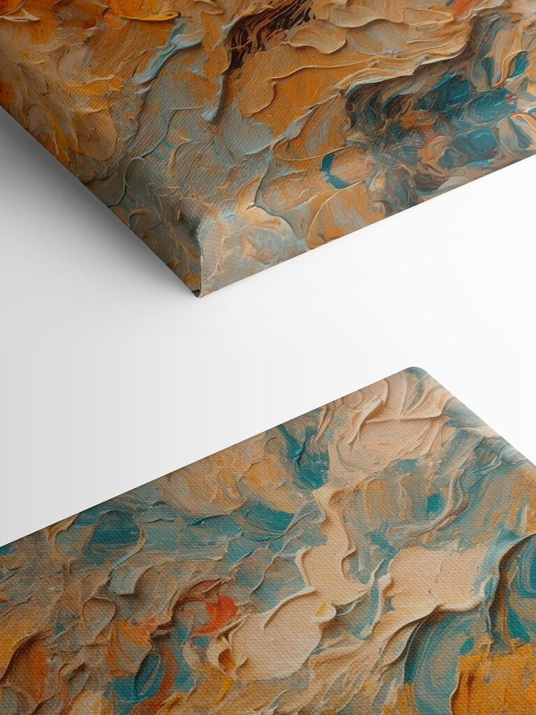 Vibrant colors swirling harmoniously