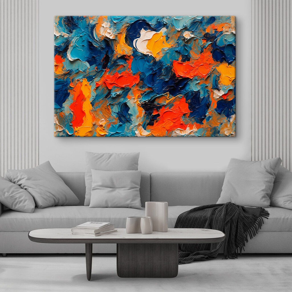 Vibrant colors in vivid expression