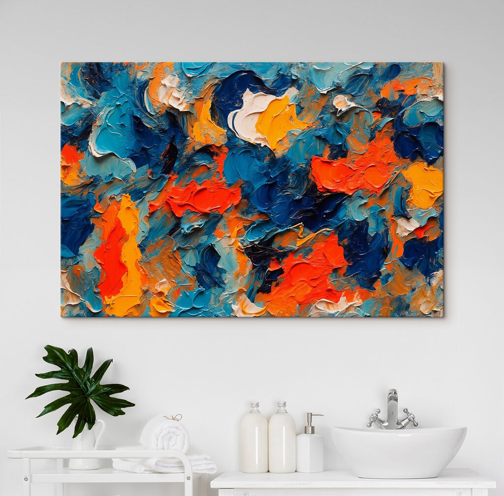 Vibrant colors in vivid expression