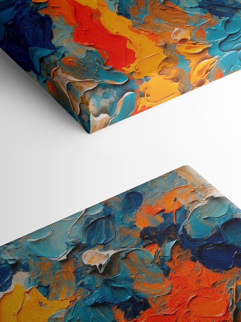 Vibrant colors in vivid expression