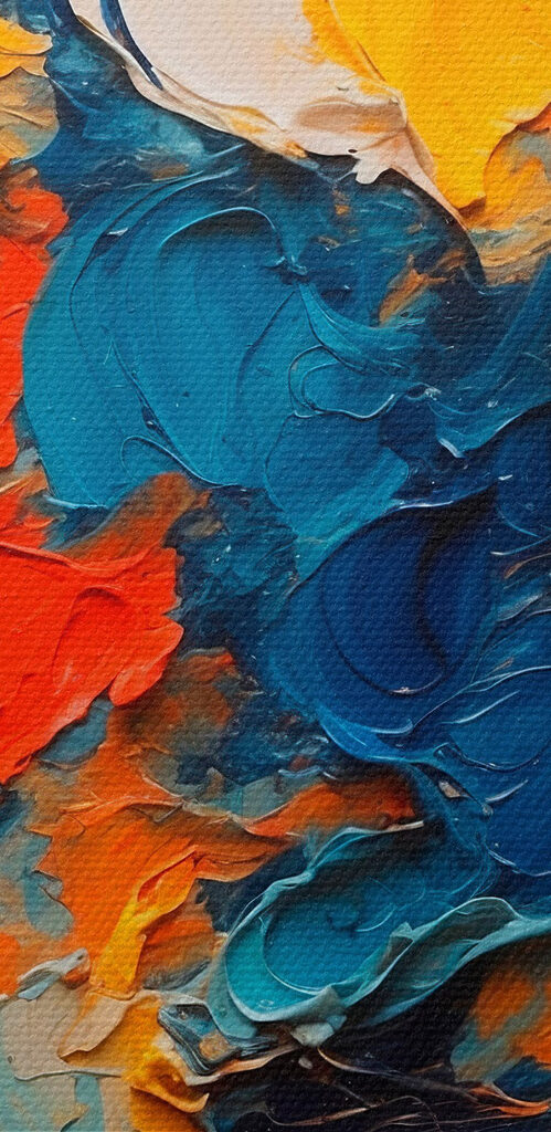 Vibrant colors in vivid expression