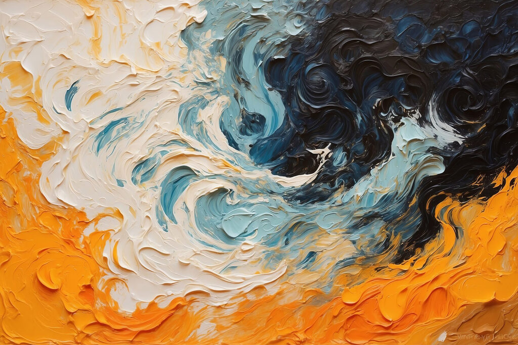 Painting of different colors