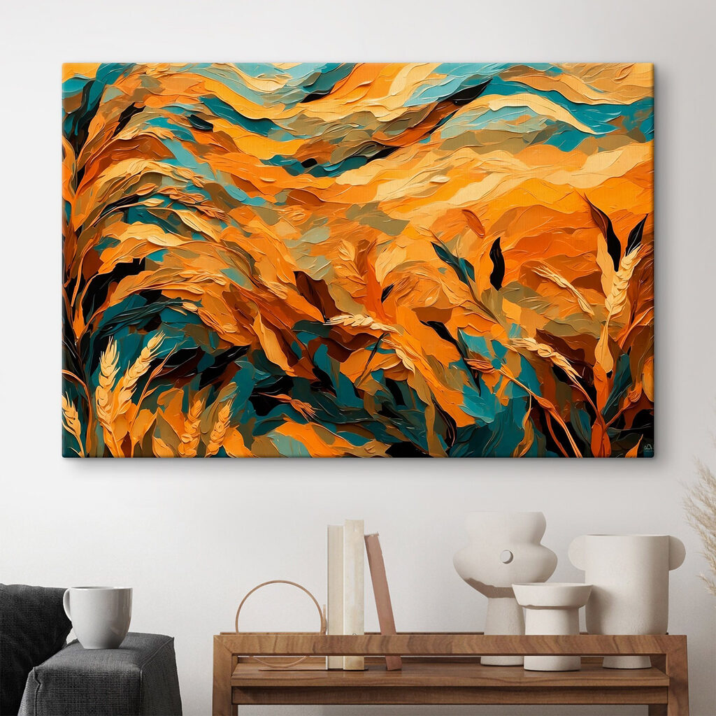 Painting of leaves and plants Painting of leaves and plants