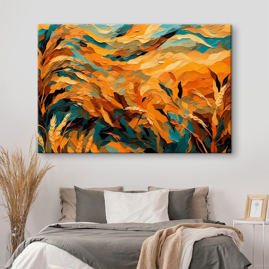 Painting of leaves and plants Painting of leaves and plants