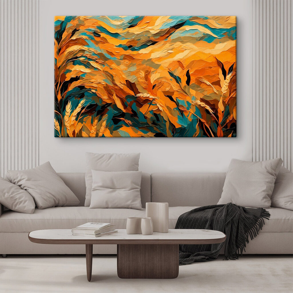 Painting of leaves and plants Painting of leaves and plants