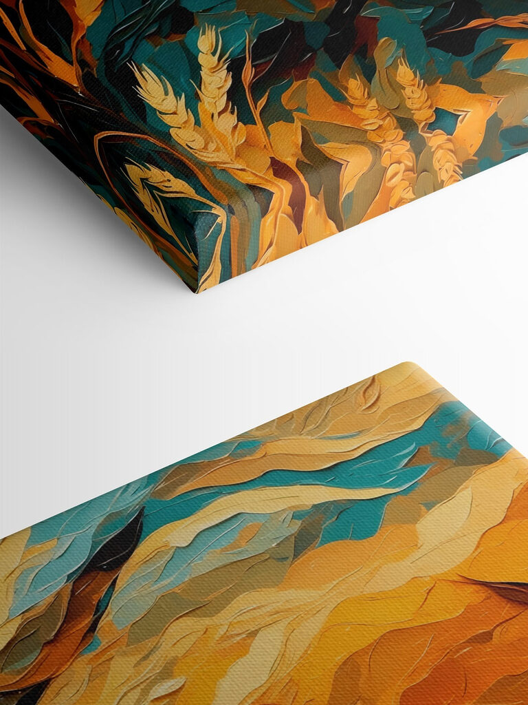 Painting of leaves and plants Painting of leaves and plants