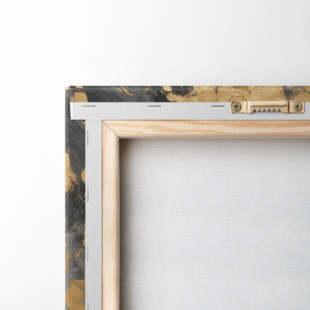 Portrait with artistic textures