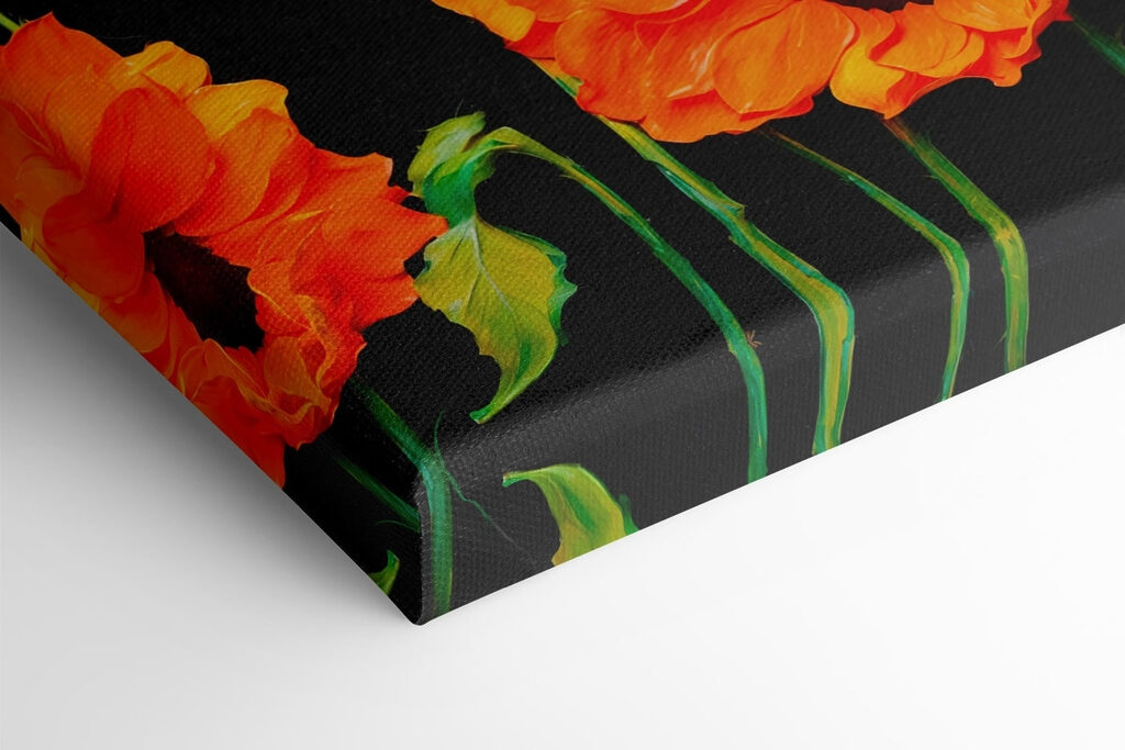 Group of orange flowers Group of orange flowers