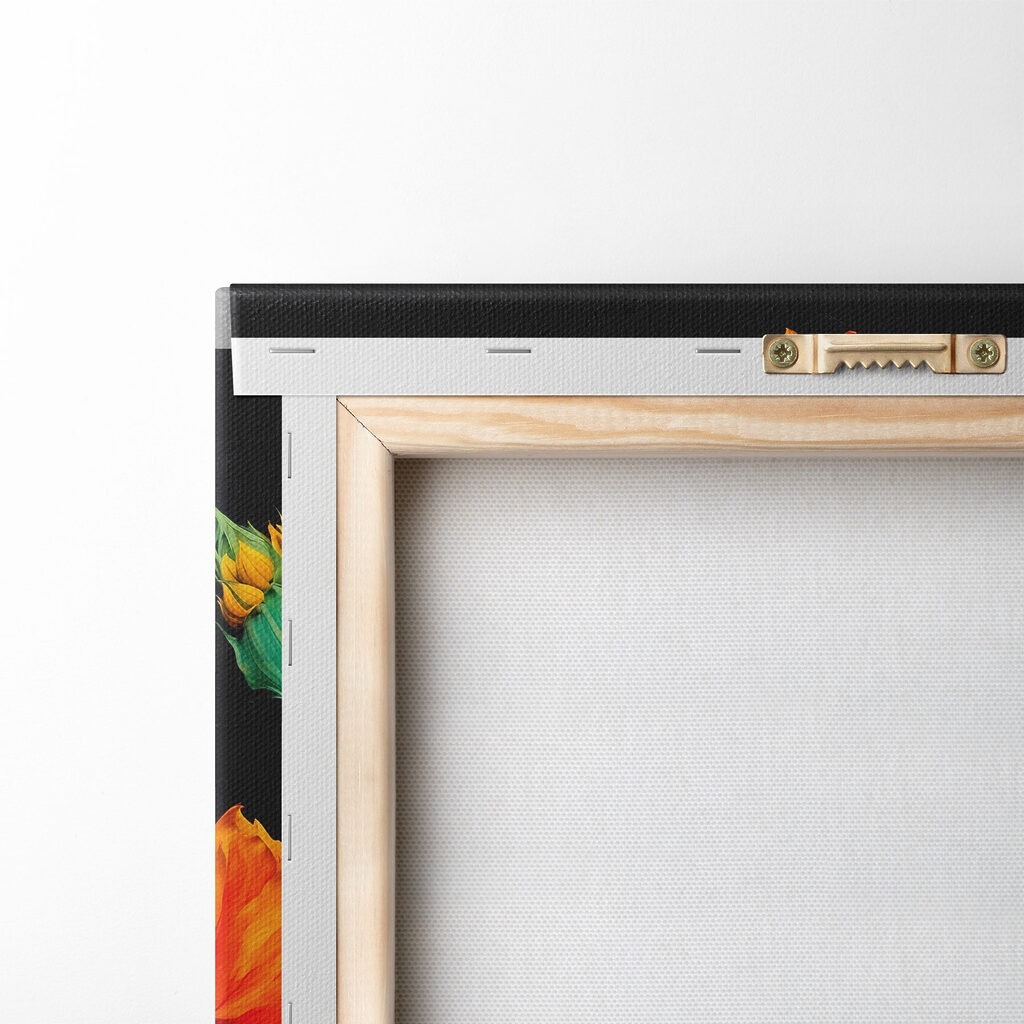 Group of orange flowers Group of orange flowers