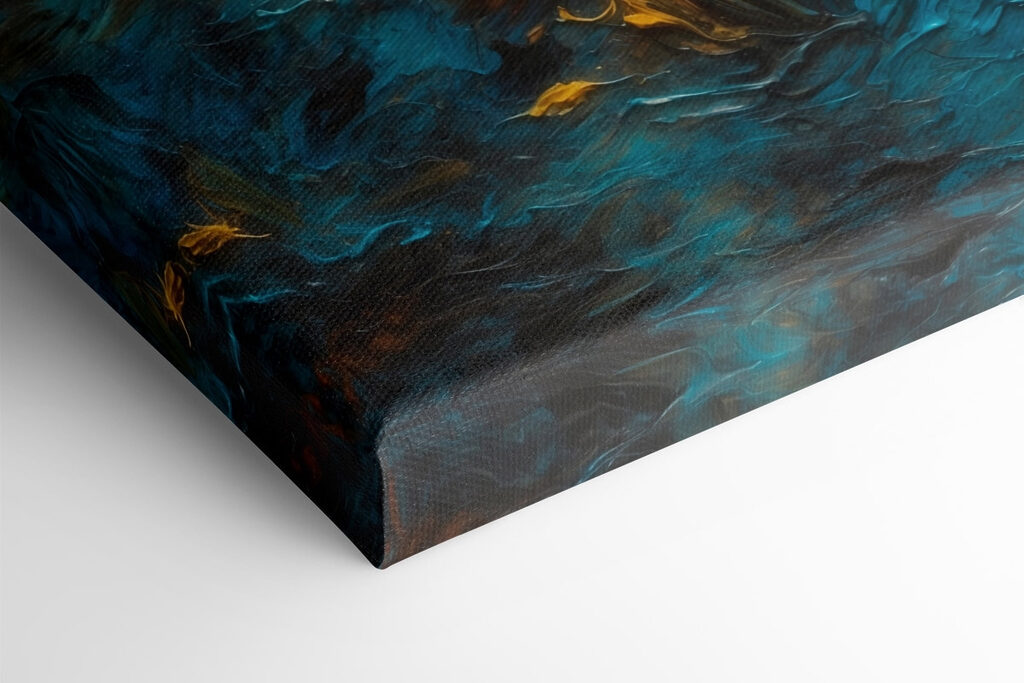 Painting of a cloud of paint