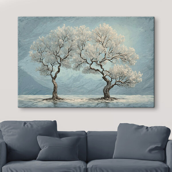 Obraz Dva stromy vo vode (Katalógové číslo: s43112) Obraz Obraz Dva stromy vo vode (Katalógové číslo: s43112)