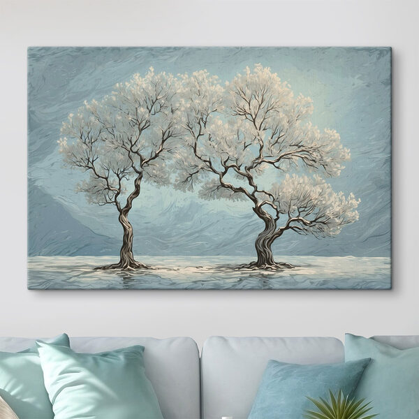 Two trees in the water