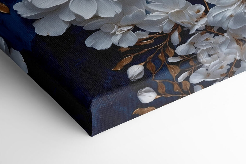 Delicate blooms on a rich backdrop Delicate blooms on a rich backdrop