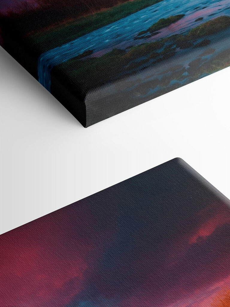 River running through a forest