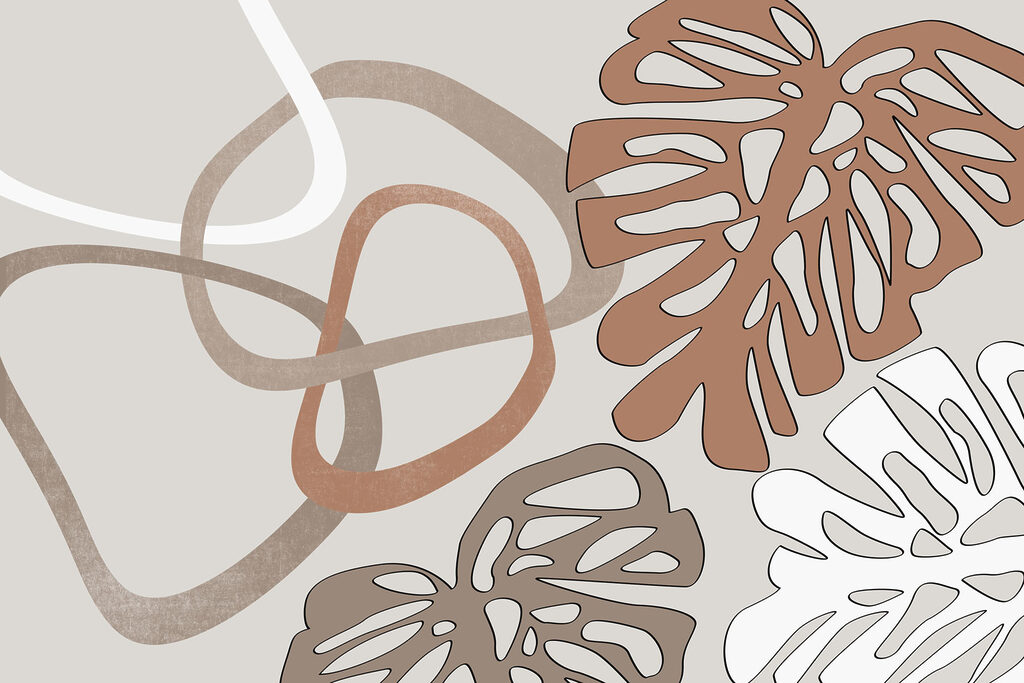 Elegant lines and organic shapes combined Elegant lines and organic shapes combined