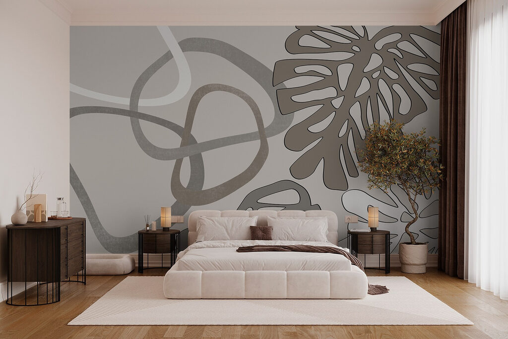 Abstract elegance in neutral tones