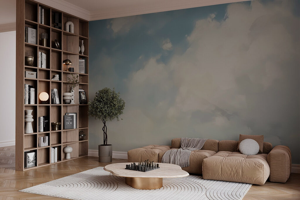 Blue sky with white clouds Blue sky with white clouds