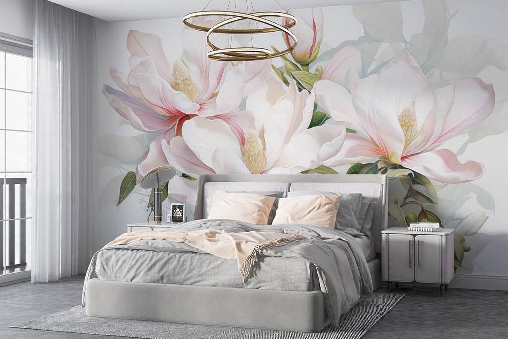 Elegant blooms in soft pastel hues