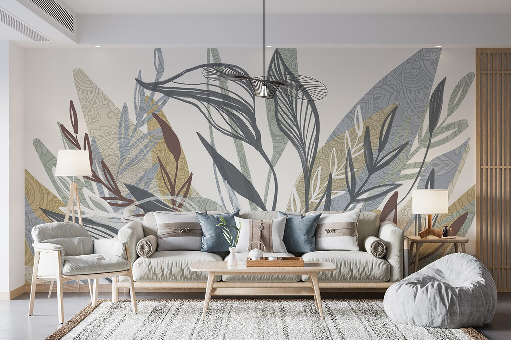 Elegant foliage with intricate patterns Elegant foliage with intricate patterns