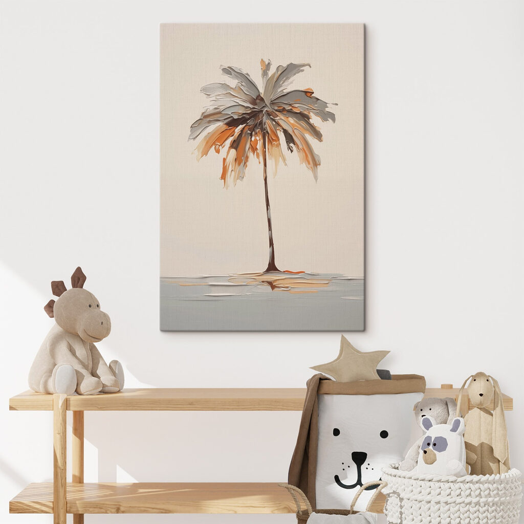 Painting of a palm tree Painting of a palm tree