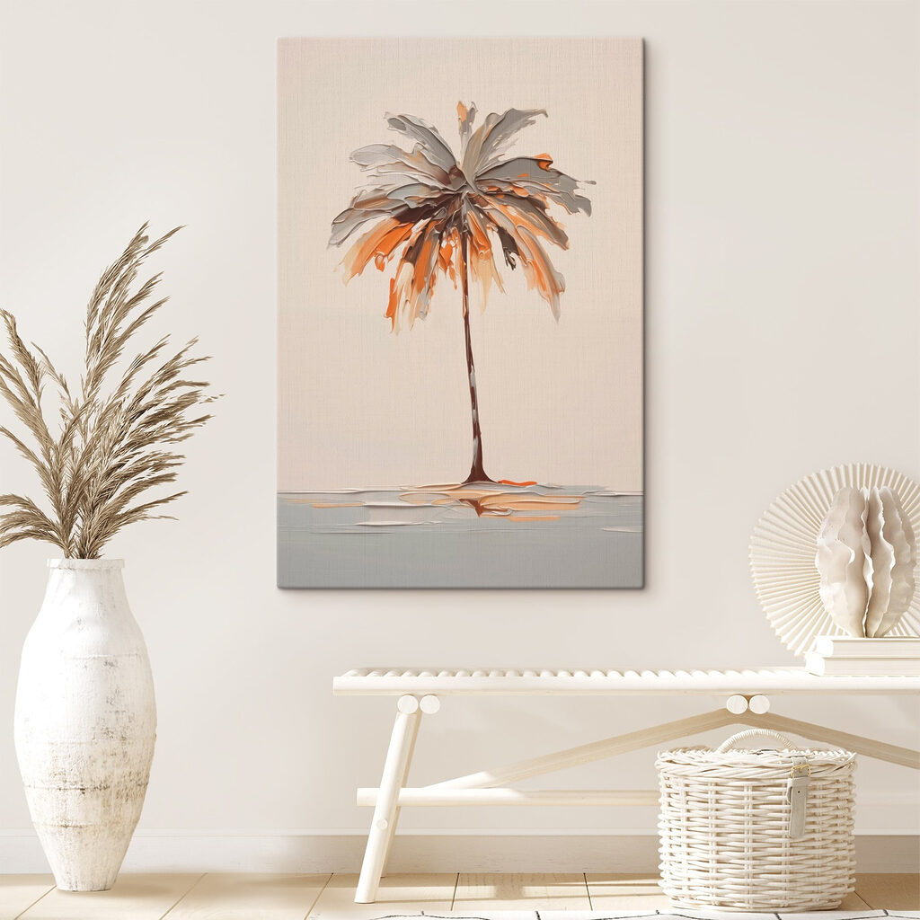 Painting of a palm tree Painting of a palm tree