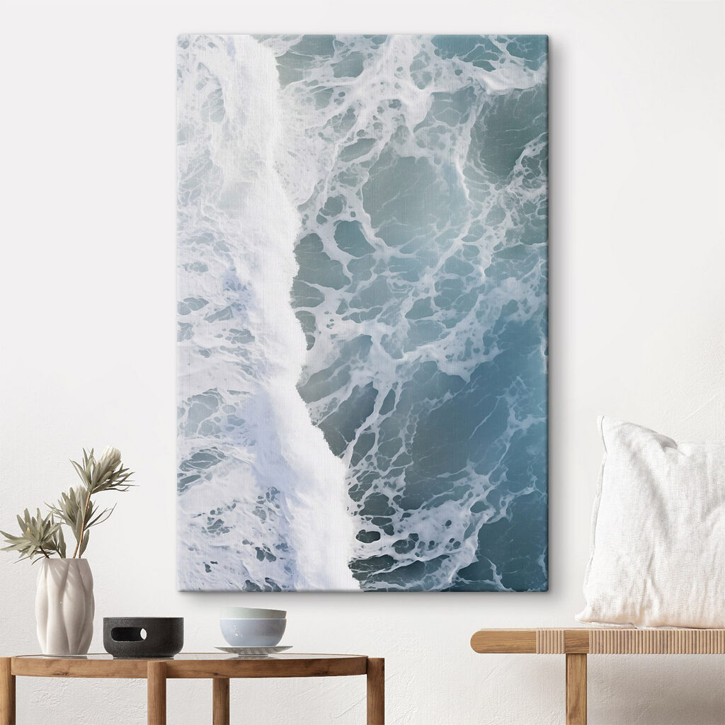 Waves crashing waves on a beach