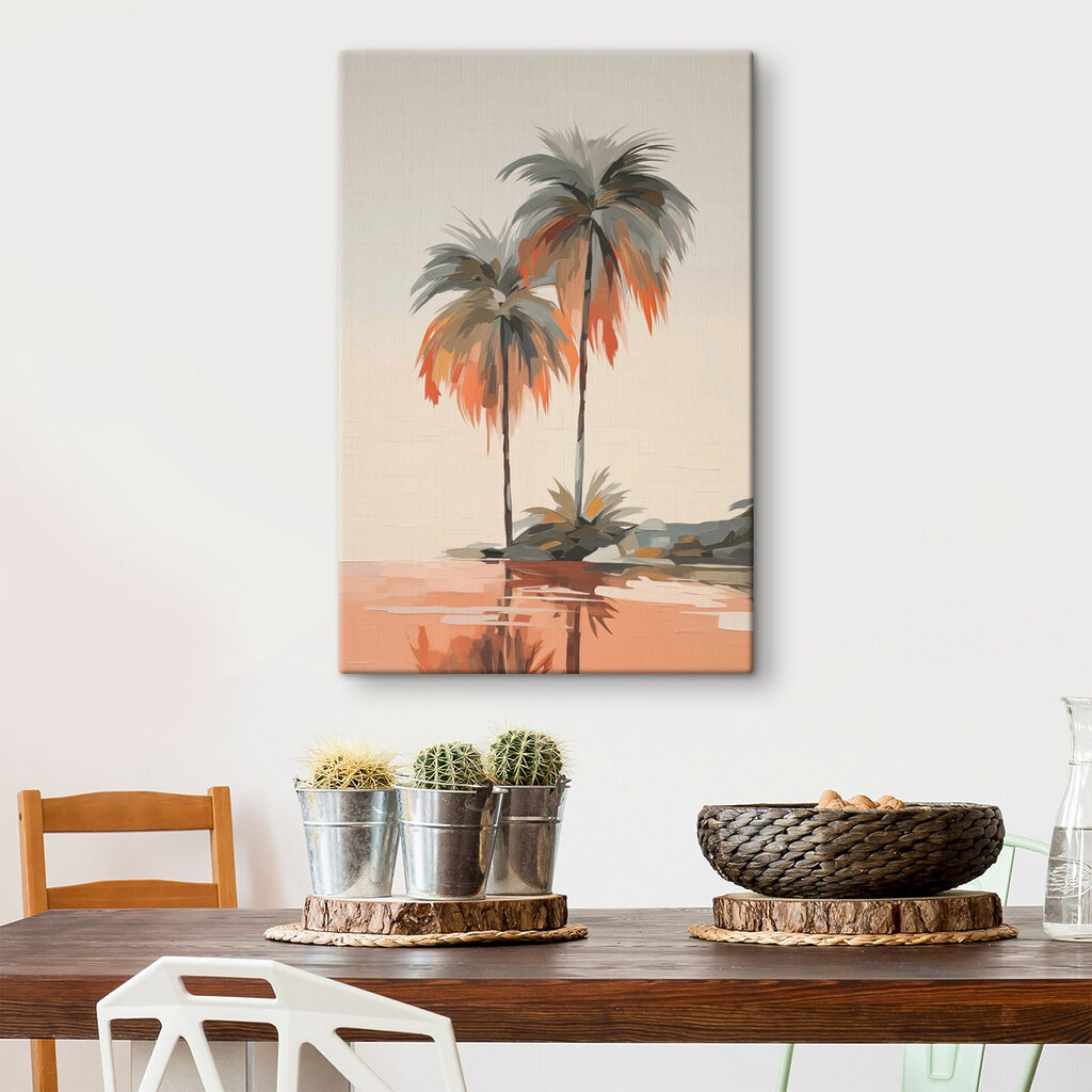 Palm trees on a beach Palm trees on a beach