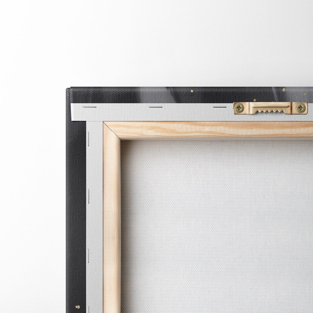 Delicate blossoms on a dark canvas