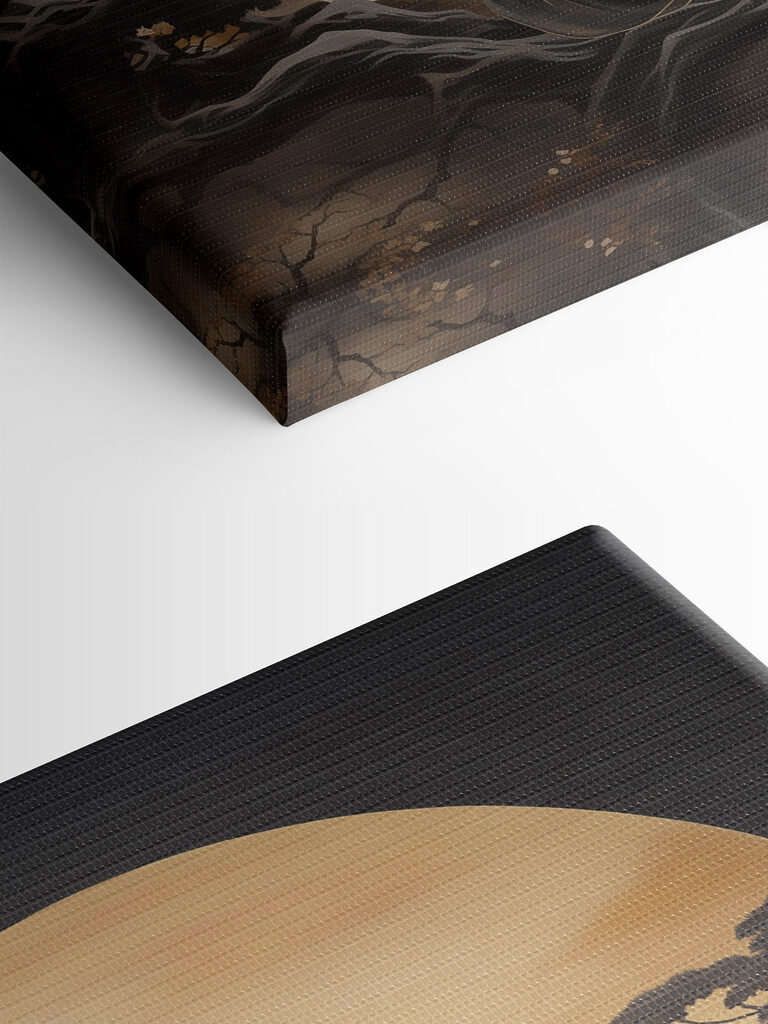 Woman in a long dress looking at the sun