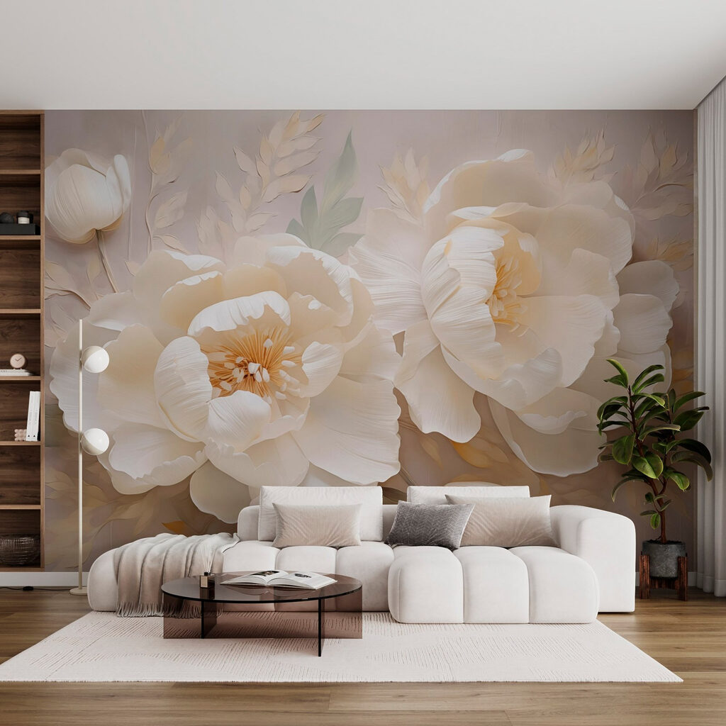 Elegant blooms adorned with soft petals Elegant blooms adorned with soft petals