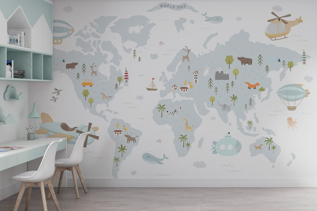 Map of the world Map of the world