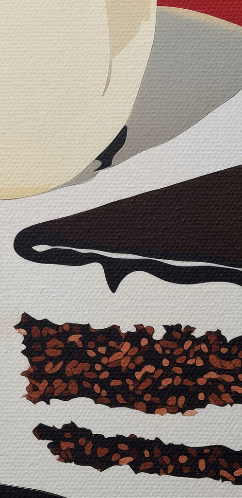 Piece of cake and a cup of coffee Piece of cake and a cup of coffee