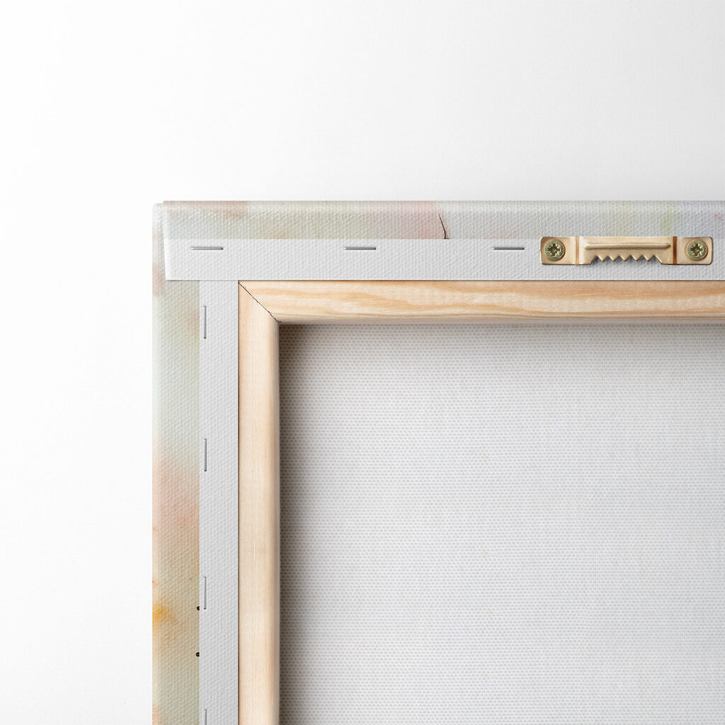 Painting of flowers on a white surface Painting of flowers on a white surface