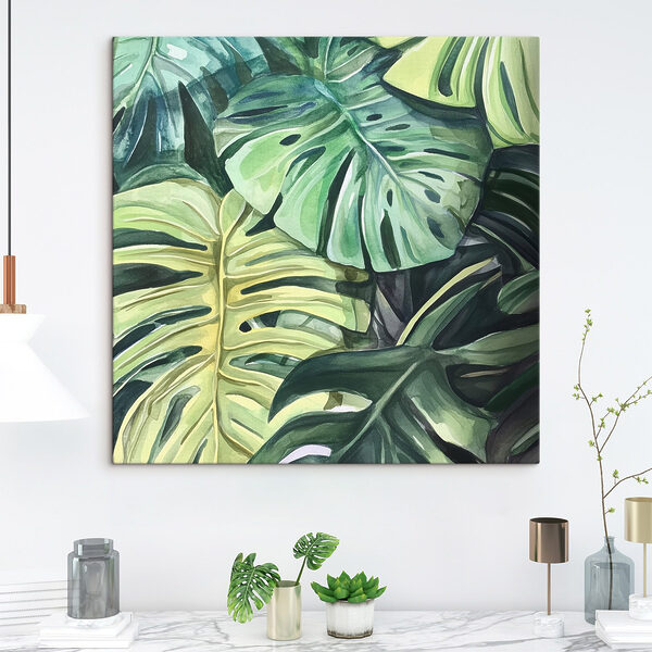 Lush foliage in vibrant hues Lush foliage in vibrant hues