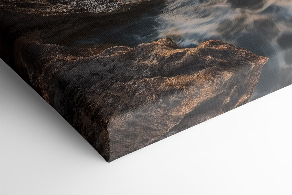 Sunset over a body of water