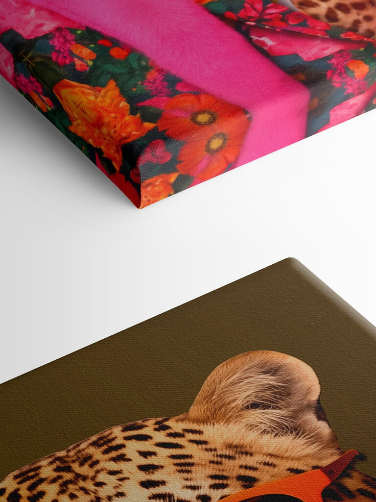 Leopard wearing a suit and sunglasses Leopard wearing a suit and sunglasses