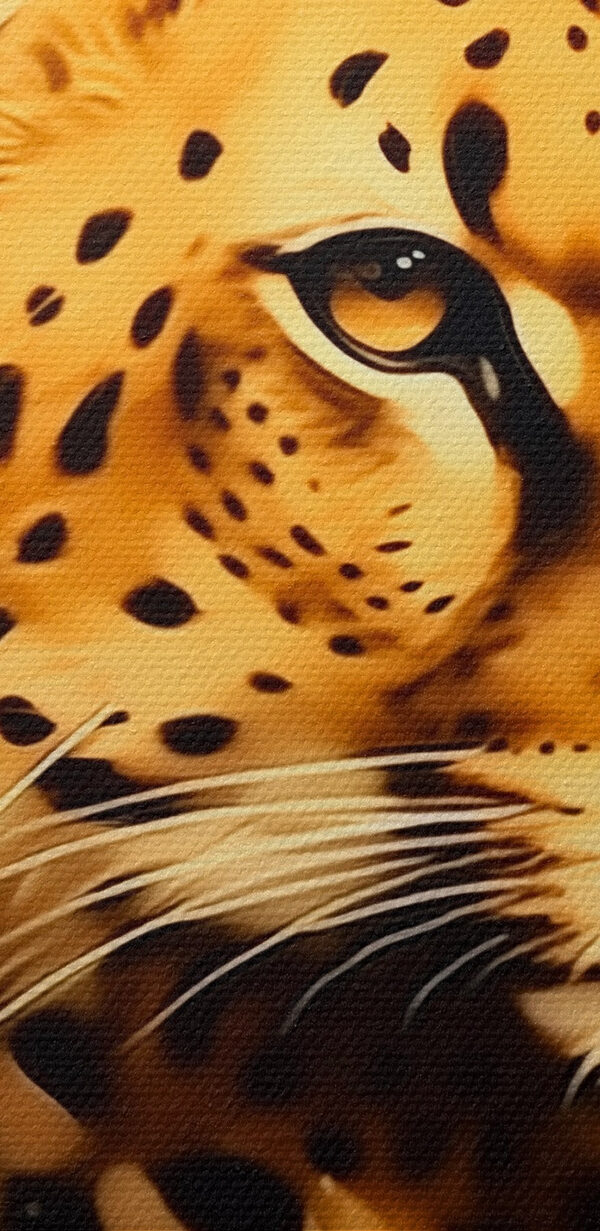 Gepard s oranžovými škvrnami Gepard s oranžovými škvrnami