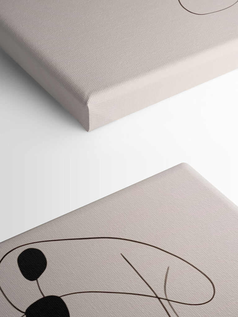 Black and white drawing of a woman