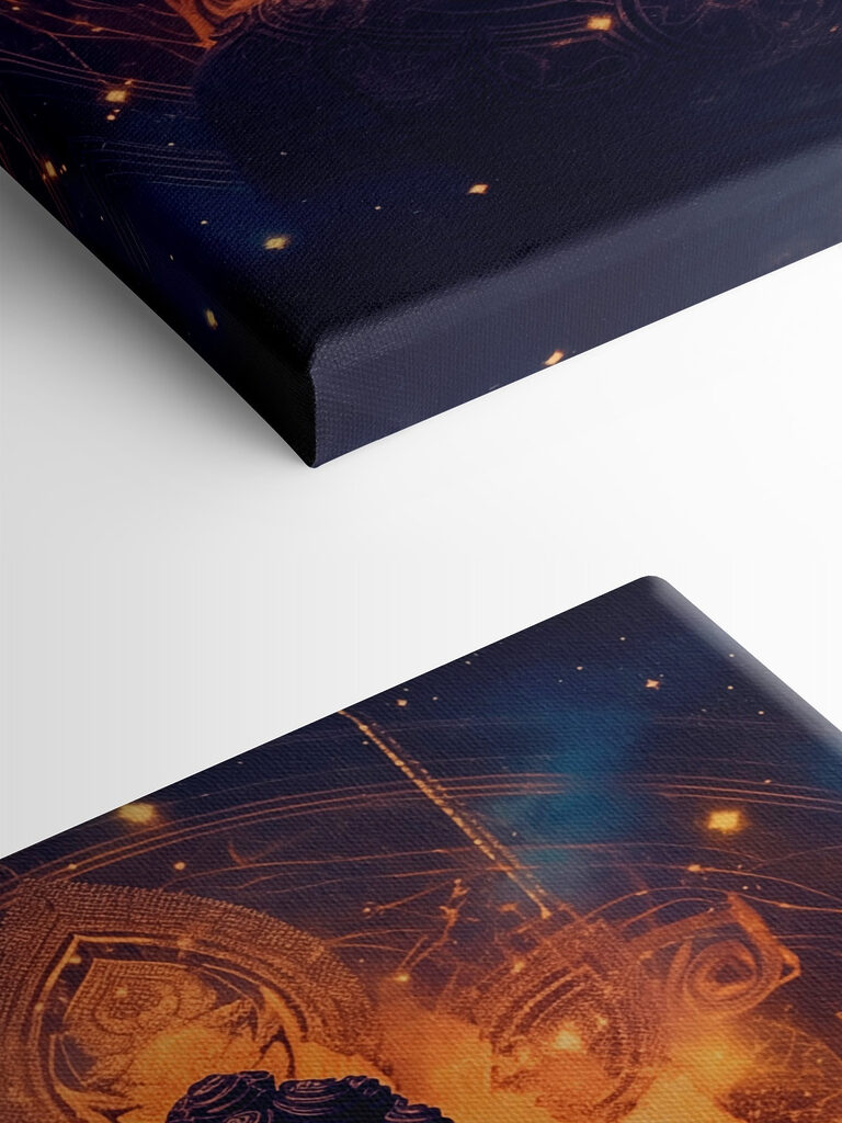 Meditation and peace in dark hues