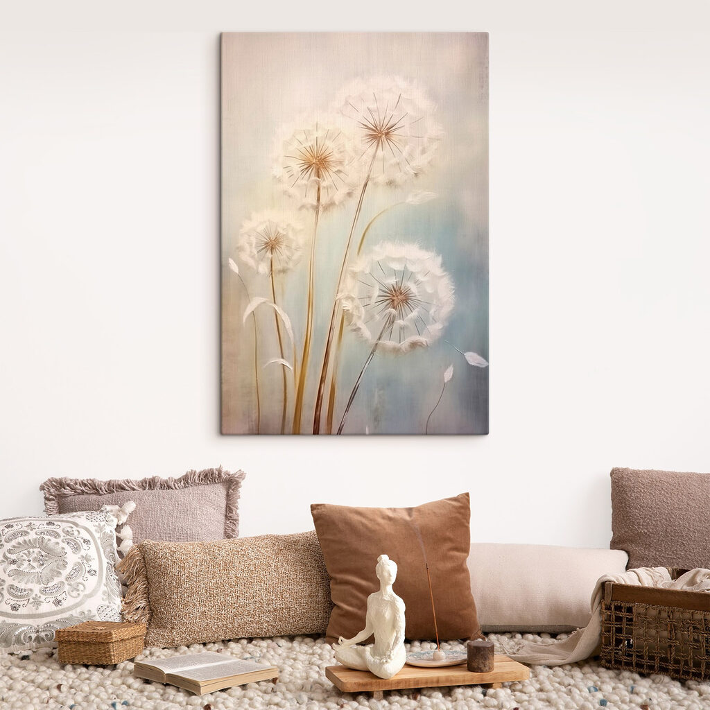 Painting of dandelions Painting of dandelions