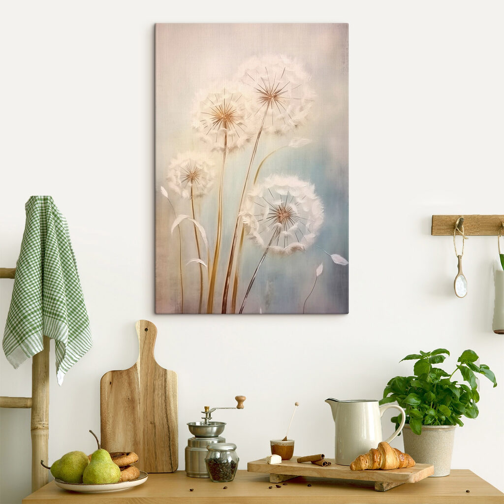 Painting of dandelions Painting of dandelions