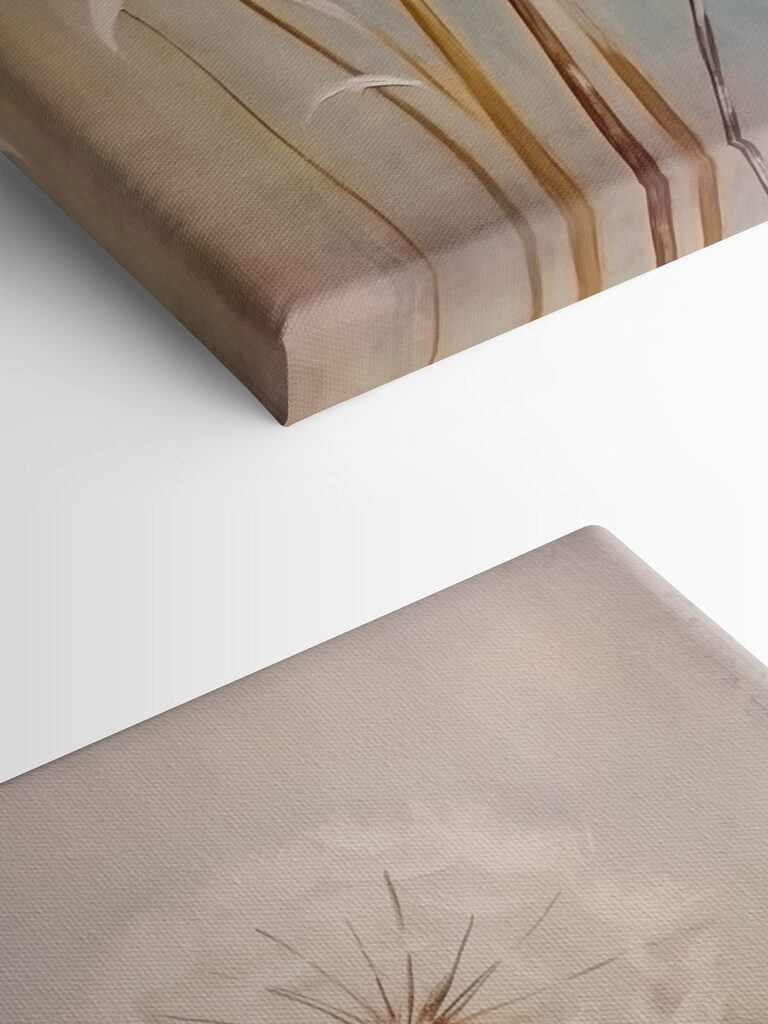 Painting of dandelions Painting of dandelions