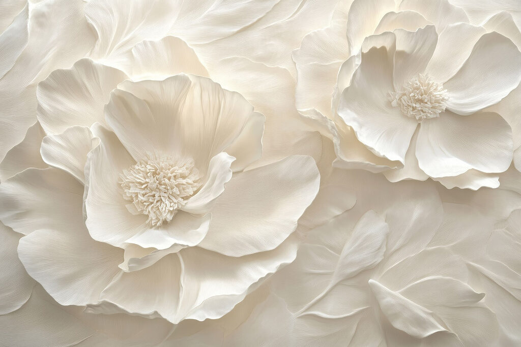 Delicate petals in soft hues