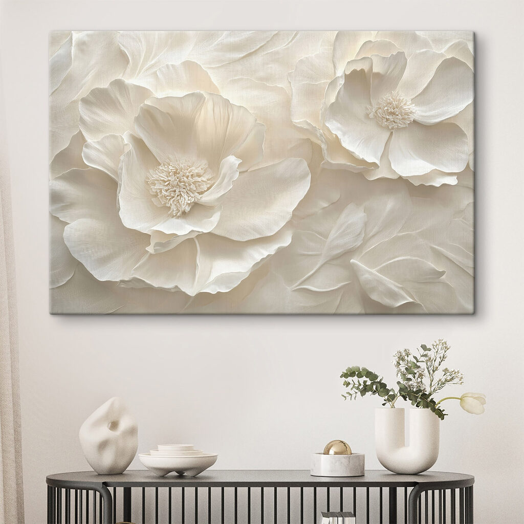 Delicate petals in soft hues