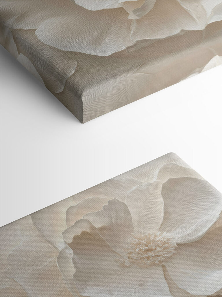 Delicate petals in soft hues