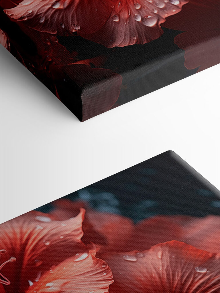 Group of red flowers Group of red flowers