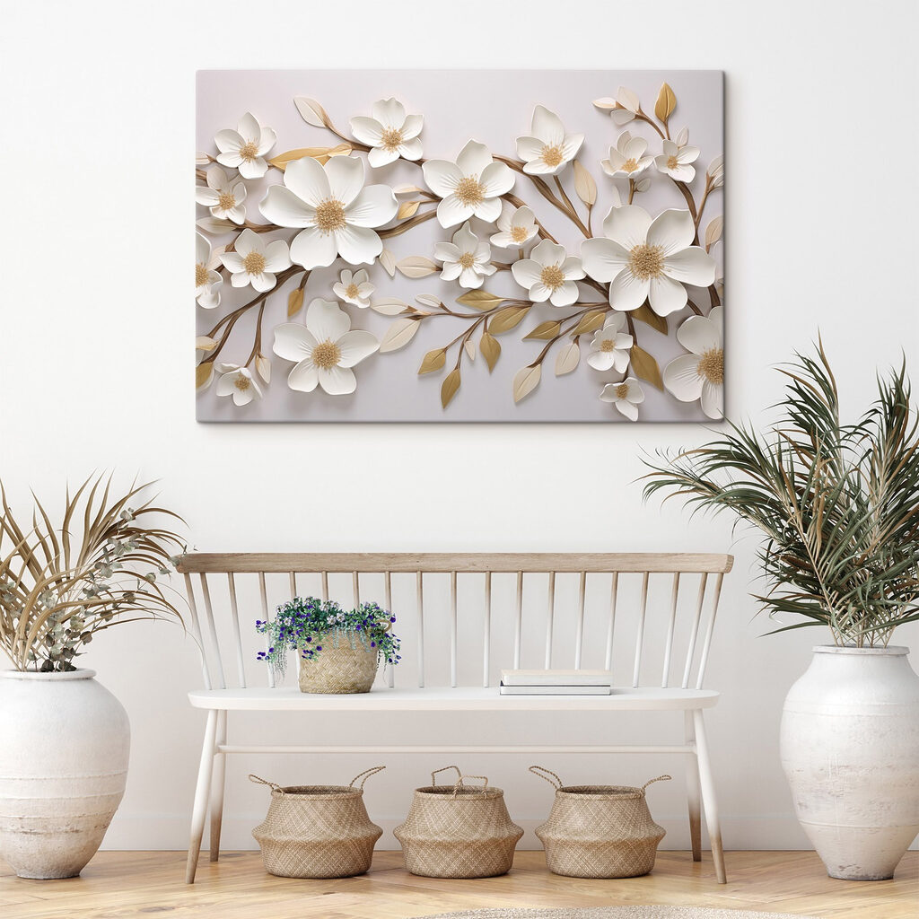 Elegant blossoms on a soft backdrop Elegant blossoms on a soft backdrop