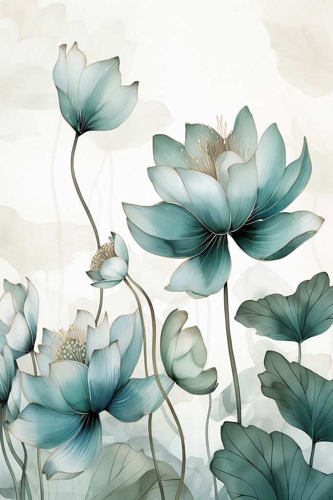 Delicate petals in soft hues Delicate petals in soft hues