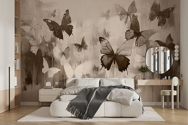 Group of butterflies flying Group of butterflies flying