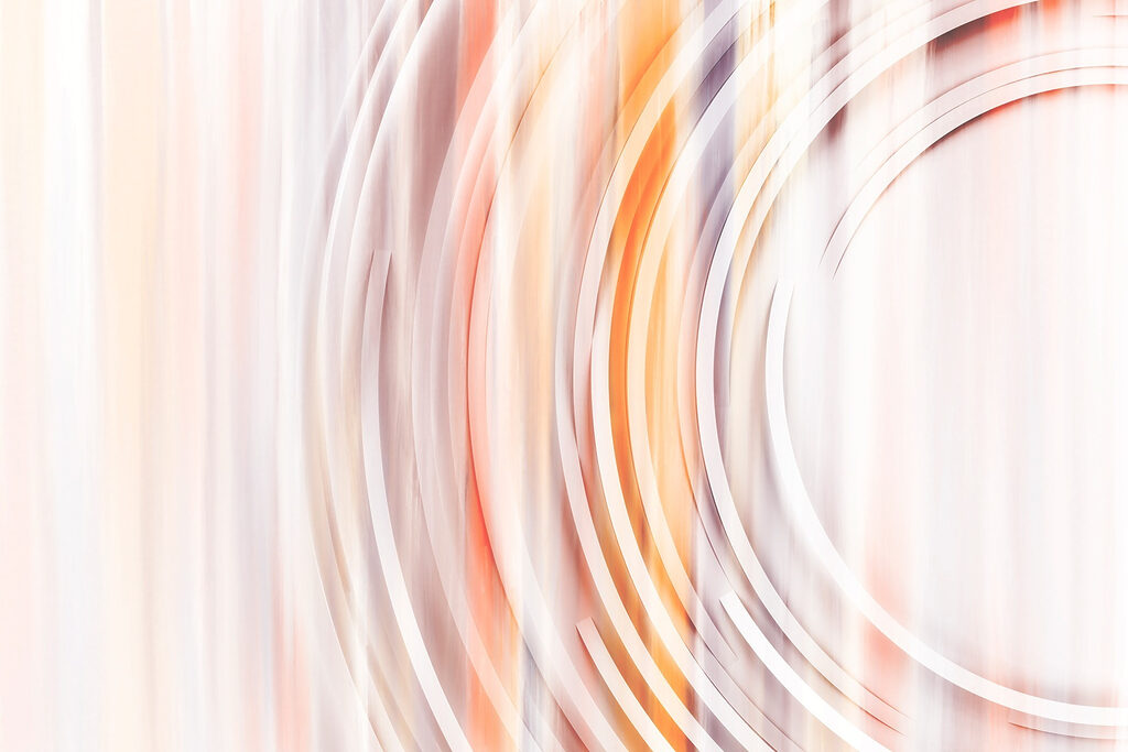 Blurry image of a swirly circle